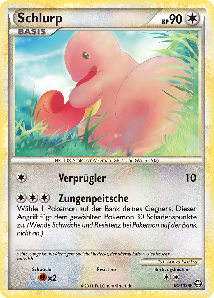 Schlurp 66 — Triumph (German Pokémon TCG card)
