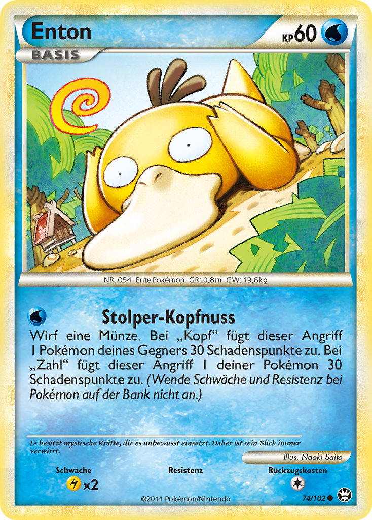 Enton 74 — Triumph (German Pokémon TCG card)
