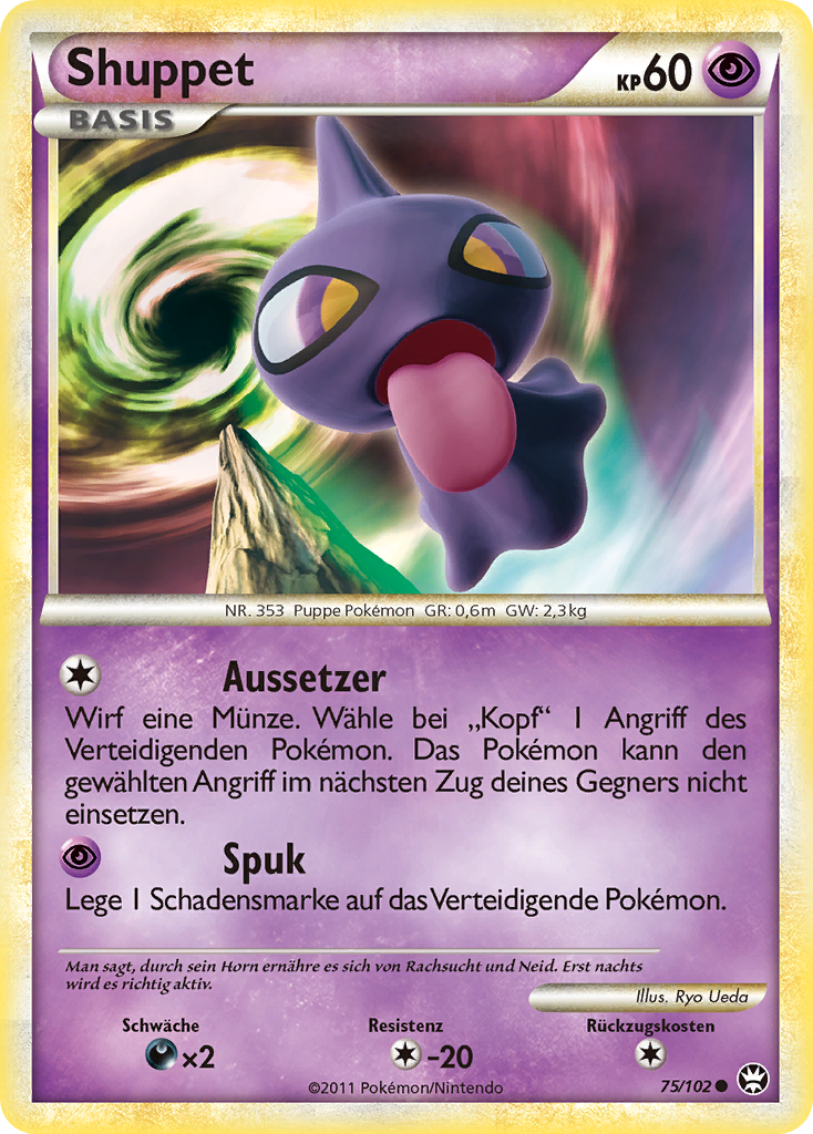 Shuppet 75 — Triumph (German Pokémon TCG card)