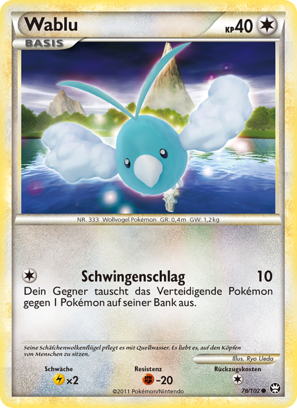 Wablu 78 — Triumphant (German Pokémon TCG card)