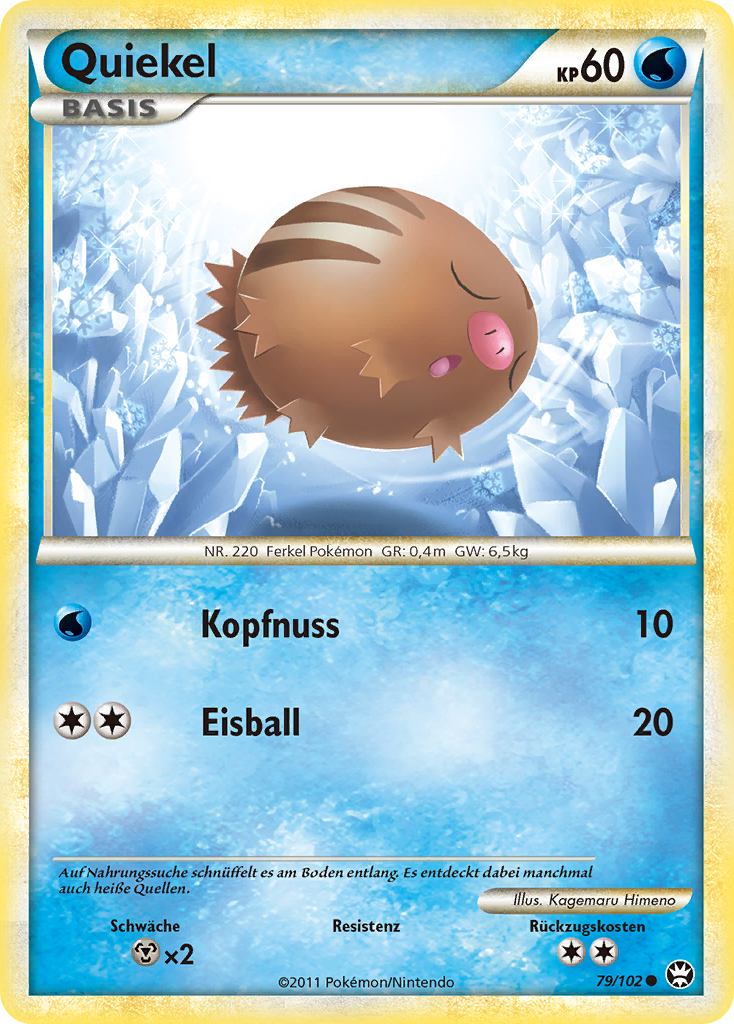 Quiekel 79 — Triumph (German Pokémon TCG card)