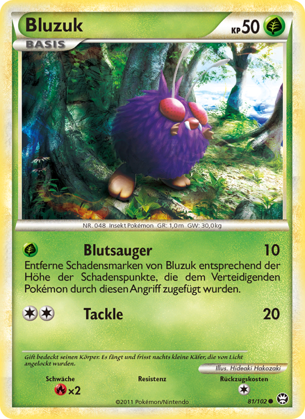 Bluzuk 81 — Triumphant (German Pokémon TCG card)