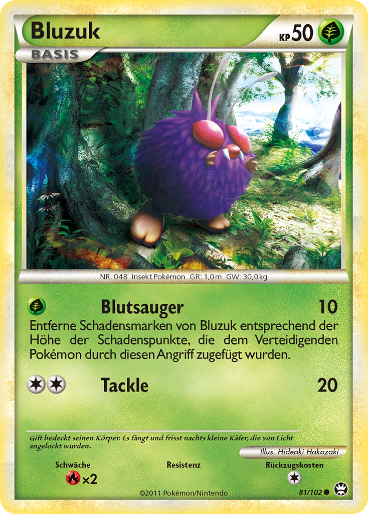 Bluzuk 81 — Triumph (German Pokémon TCG card)