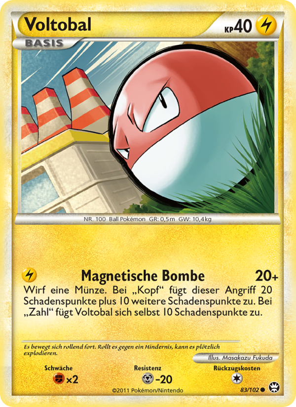 Voltobal 83 — Triumph (German Pokémon TCG card)