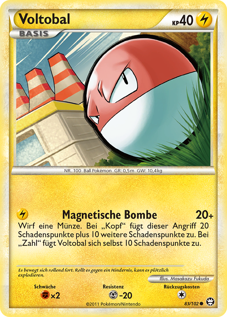 Voltobal 83 — Triumph (German Pokémon TCG card)