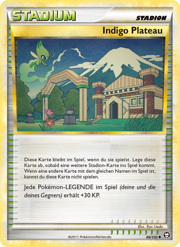 Indigo Plateau 86 — Triumph (German Pokémon TCG card)