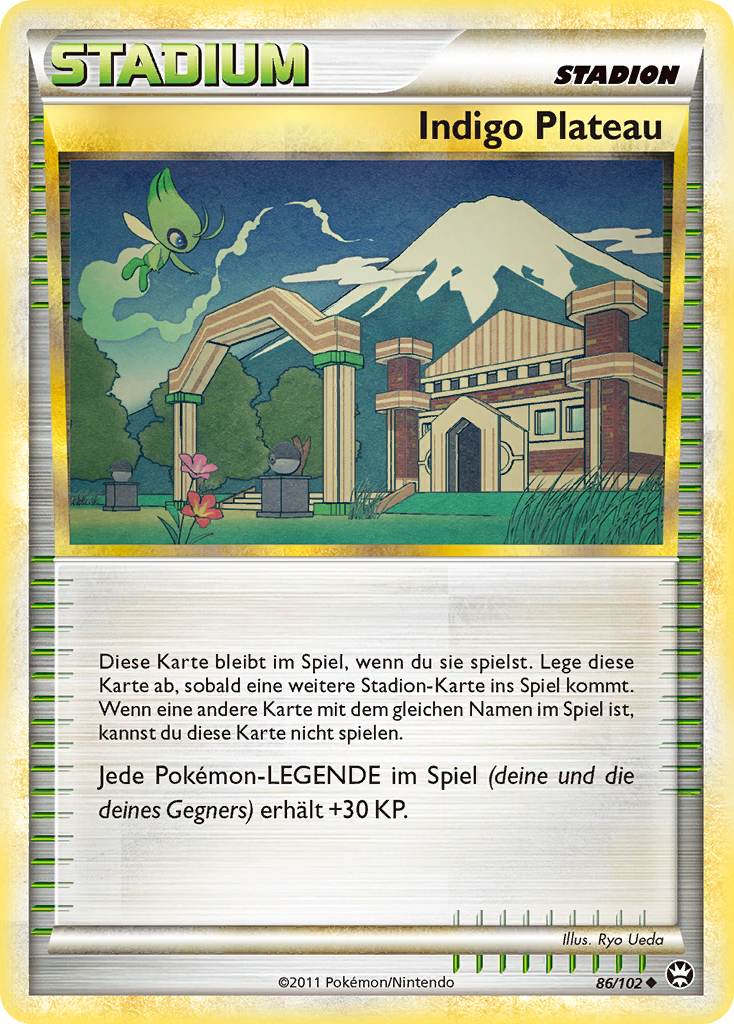 Indigo Plateau 86 — Triumph (German Pokémon TCG card)