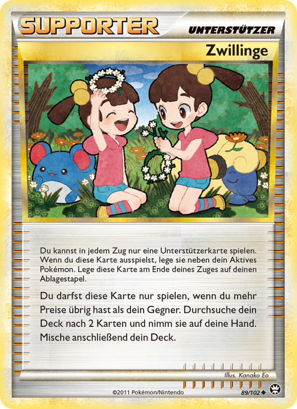 Zwillinge 89 — Triumph (German Pokémon TCG card)
