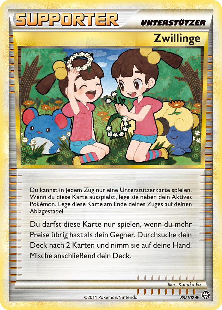 Zwillinge 89 — Triumph (German Pokémon TCG card)