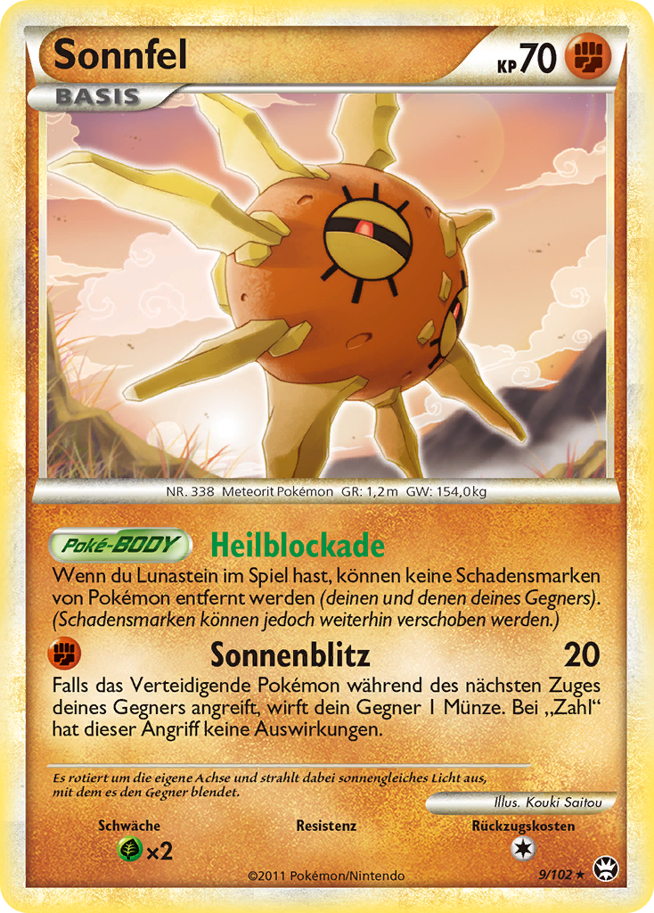 Sonnfel 9 — Triumph (German Pokémon TCG card)