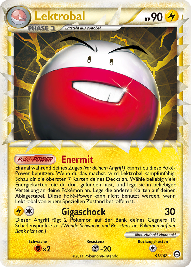Lektrobal 93 — Triumph (German Pokémon TCG card)