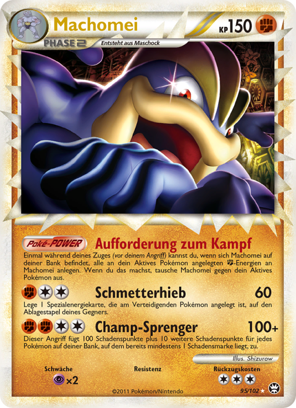 Machomei 95 — Triumph (German Pokémon TCG card)