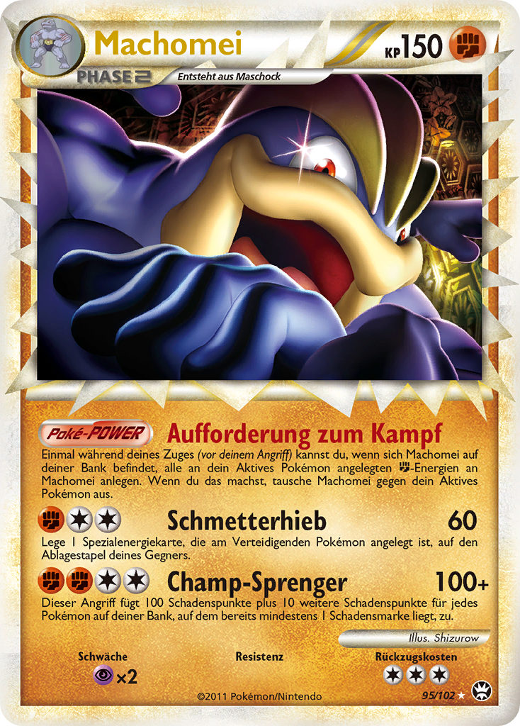 Machomei 95 — Triumph (German Pokémon TCG card)