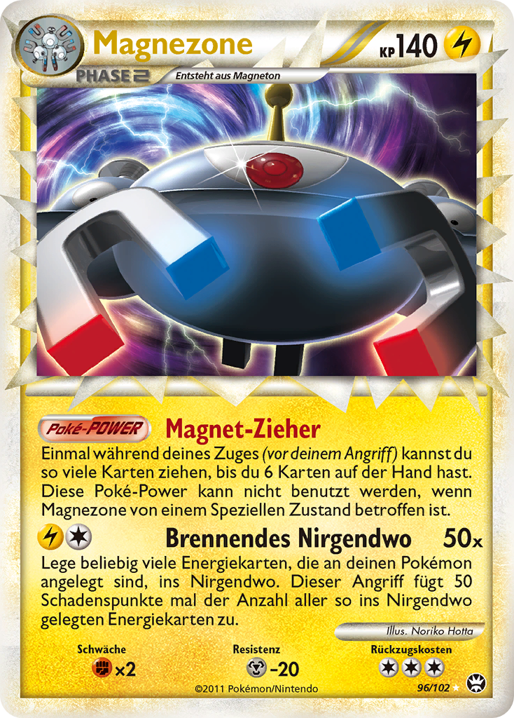 Magnezone 96 — Triumph (German Pokémon TCG card)