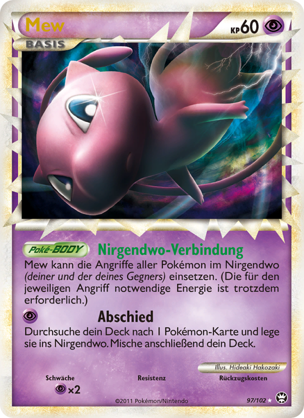 Mew 97 — Triumph (German Pokémon TCG card)