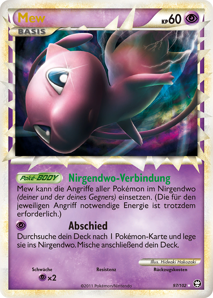 Mew 97 — Triumph (German Pokémon TCG card)