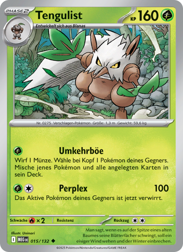 Tengulist 015 — Mega-Entwicklung (German Pokémon TCG card)