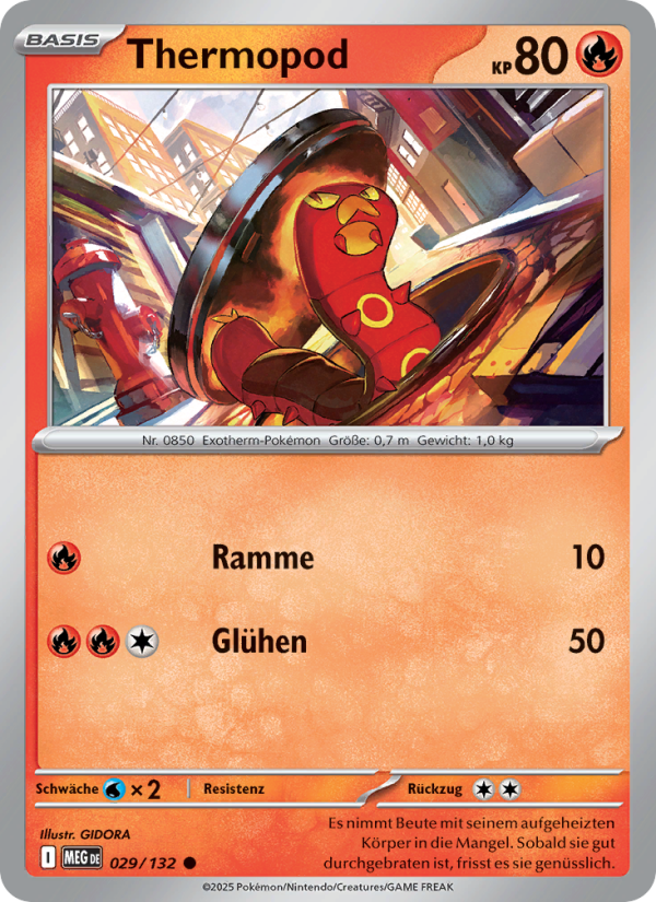 Thermopod 029 — Mega-Entwicklung (German Pokémon TCG card)
