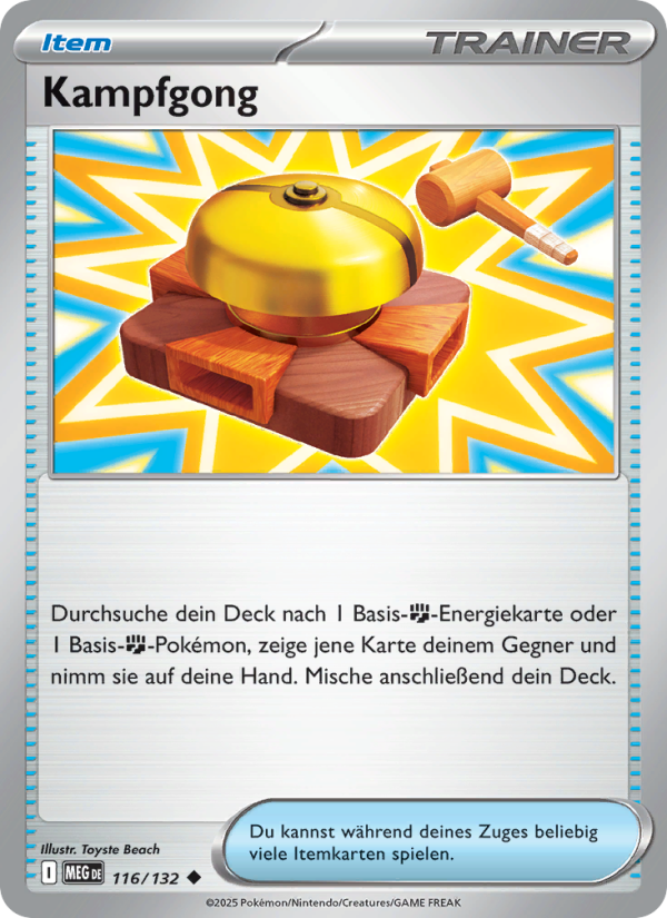 Kampfgong 116 — Mega-Entwicklung (German Pokémon TCG card)