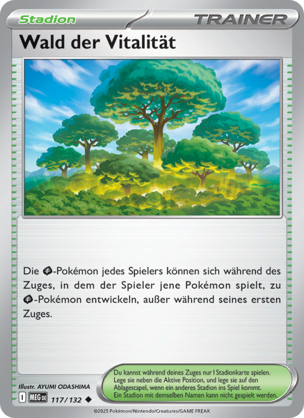 Wald der Vitalität 117 — Mega-Entwicklung (German Pokémon TCG card)