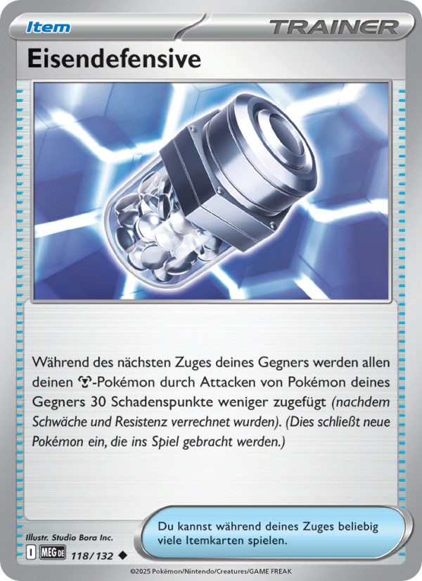 Eisendefensive 118 — Mega-Entwicklung (German Pokémon TCG card)