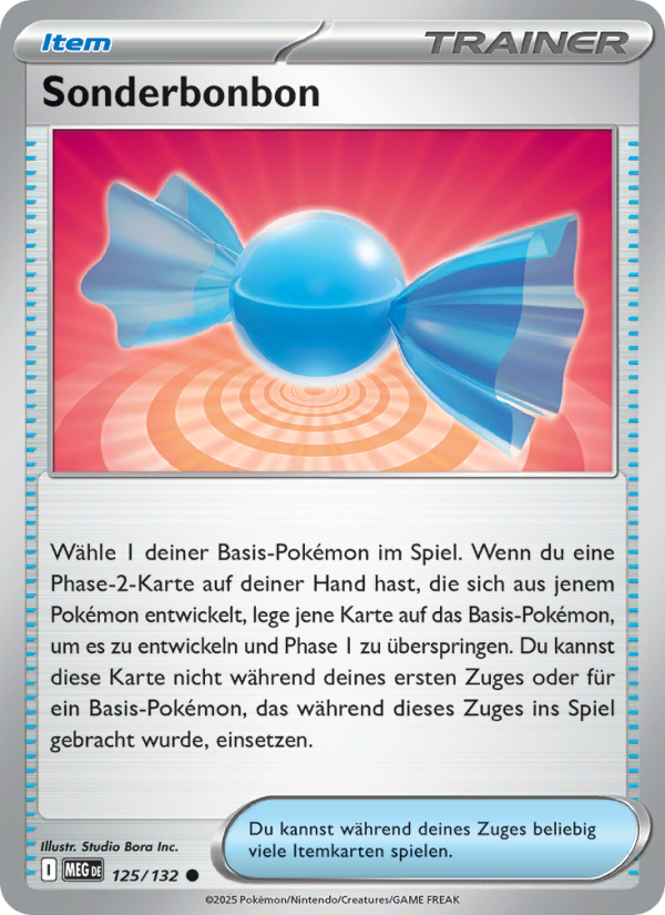 Sonderbonbon 125 — Mega-Entwicklung (German Pokémon TCG card)