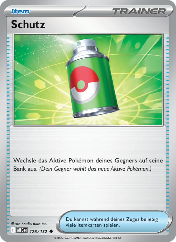 Schutz 126 — Mega-Entwicklung (German Pokémon TCG card)