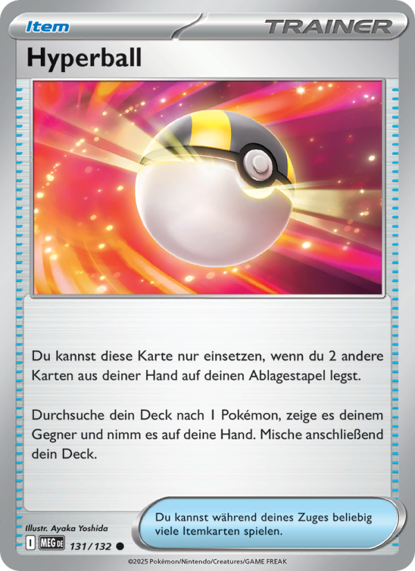 Hyperball 131 — Mega-Entwicklung (German Pokémon TCG card)