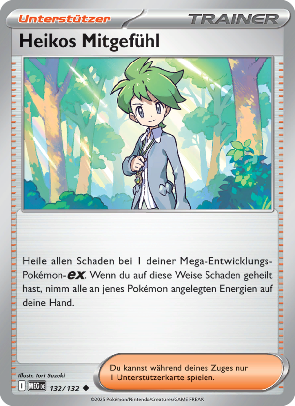 Heikos Mitgefühl 132 — Mega-Entwicklung (German Pokémon TCG card)