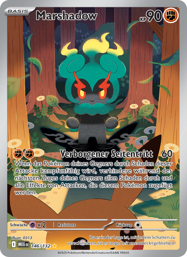 Marshadow 146 — Mega-Entwicklung (German Pokémon TCG card)