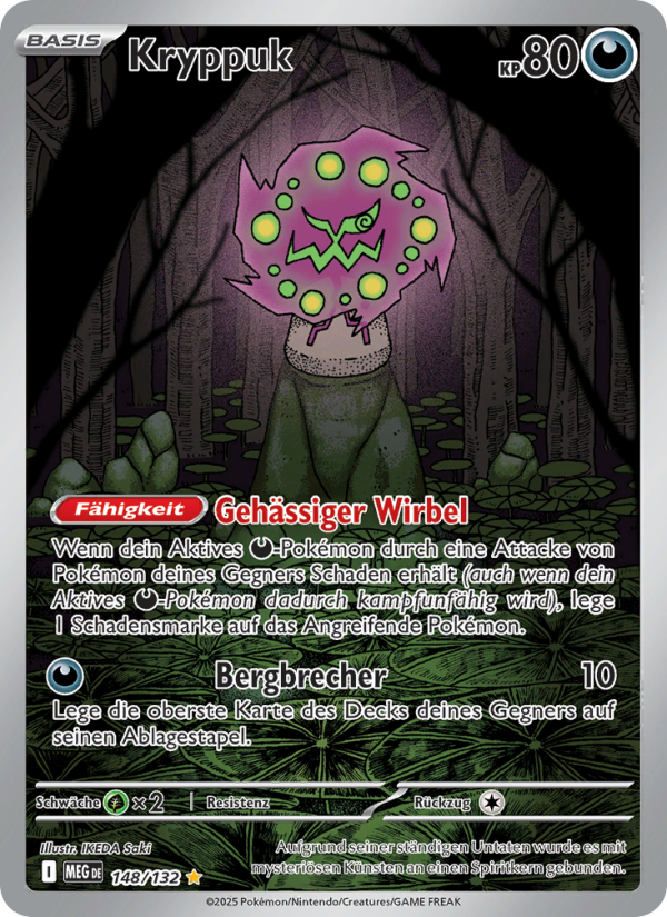 Kryppuk 148 — Mega-Entwicklung (German Pokémon TCG card)