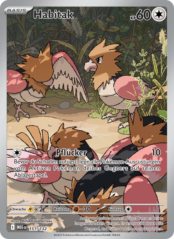 Habitak 151 — Mega-Entwicklung (German Pokémon TCG card)