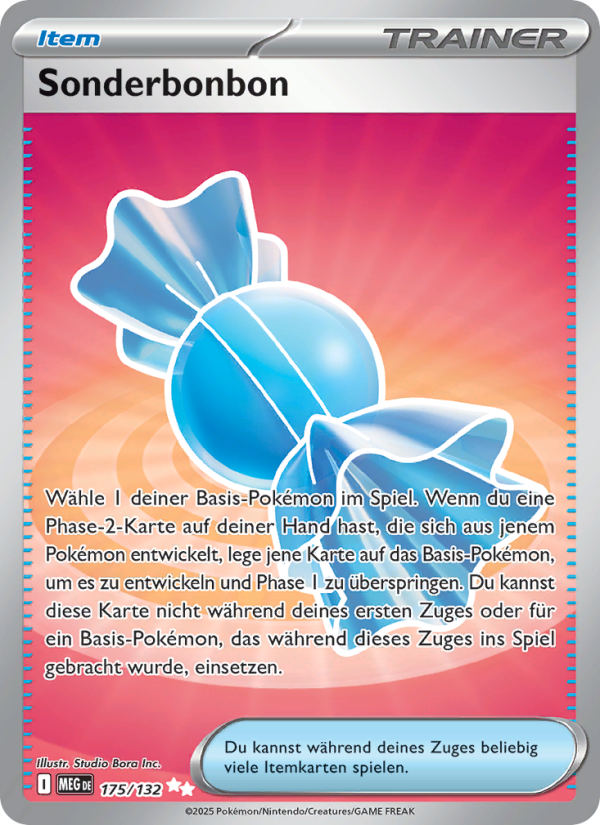 Sonderbonbon 175 — Mega-Entwicklung (German Pokémon TCG card)