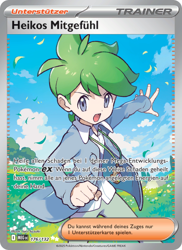 Heikos Mitgefühl 176 — Mega-Entwicklung (German Pokémon TCG card)