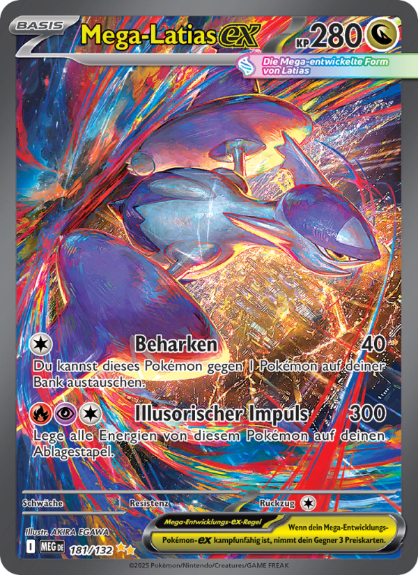 Mega-Latias-ex 181 — Mega-Entwicklung (German Pokémon TCG card)