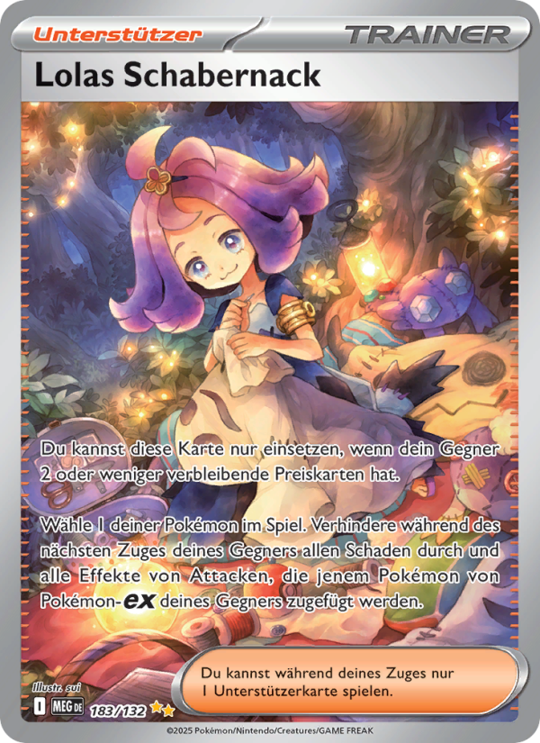 Lolas Schabernack 183 — Mega-Entwicklung (German Pokémon TCG card)