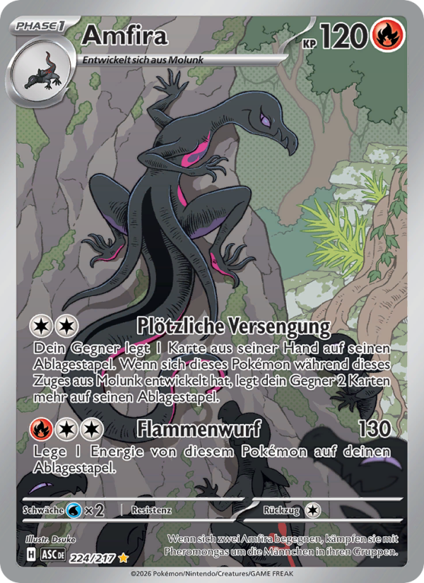 Amfira 224 — Erhabene Helden (German Pokémon TCG card)