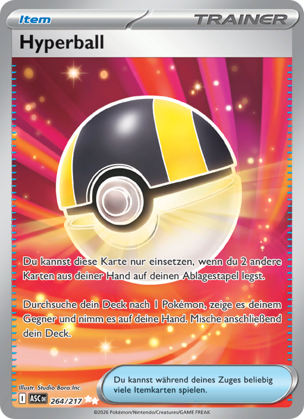 Hyperball 264 — Erhabene Helden (German Pokémon TCG card)