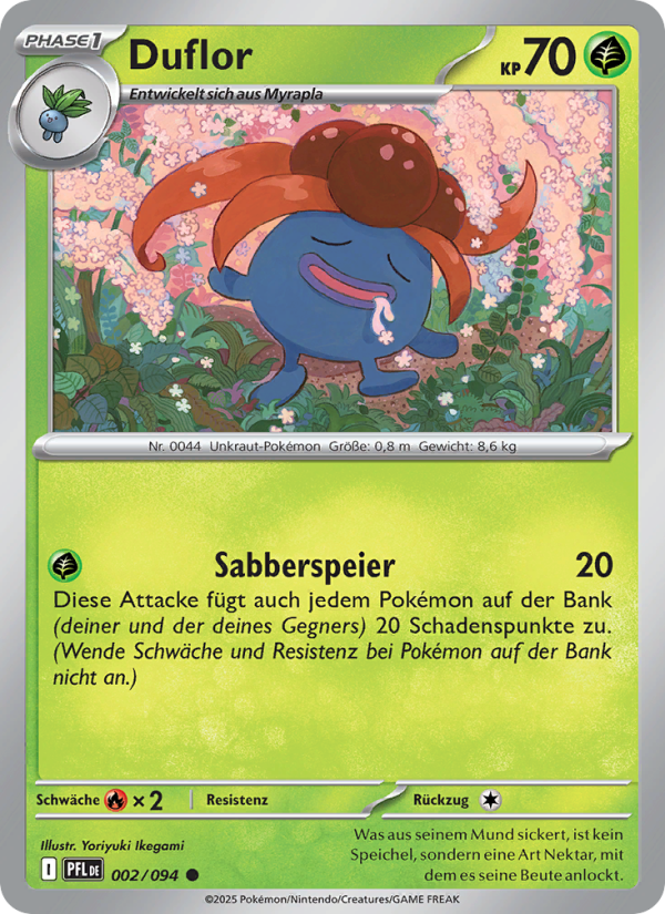 Duflor 002 — Fatale Flammen (German Pokémon TCG card)