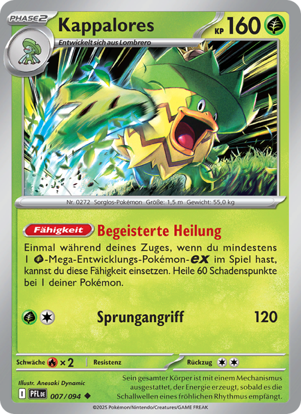 Kappalores 007 — Fatale Flammen (German Pokémon TCG card)