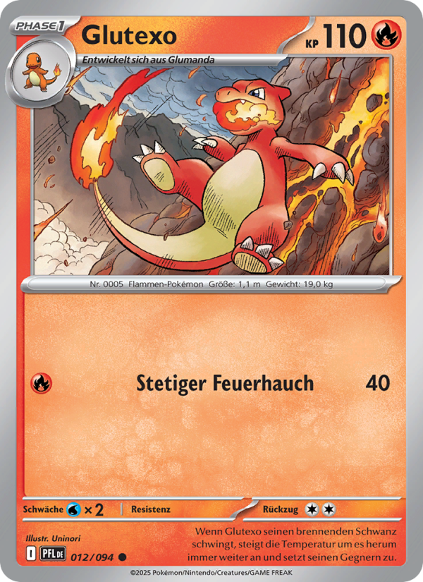 Glutexo 012 — Fatale Flammen (German Pokémon TCG card)