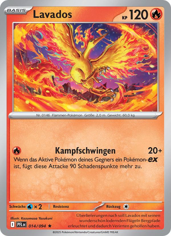 Lavados 014 — Fatale Flammen (German Pokémon TCG card)