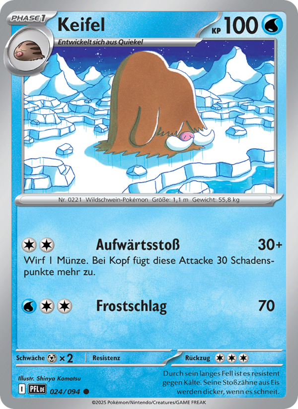 Keifel 024 — Fatale Flammen (German Pokémon TCG card)