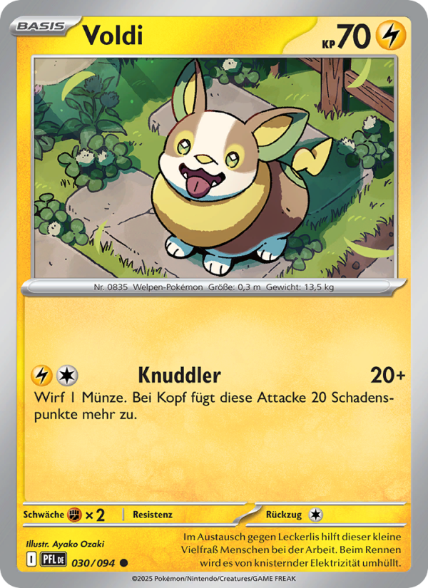 Voldi 030 — Fatale Flammen (German Pokémon TCG card)
