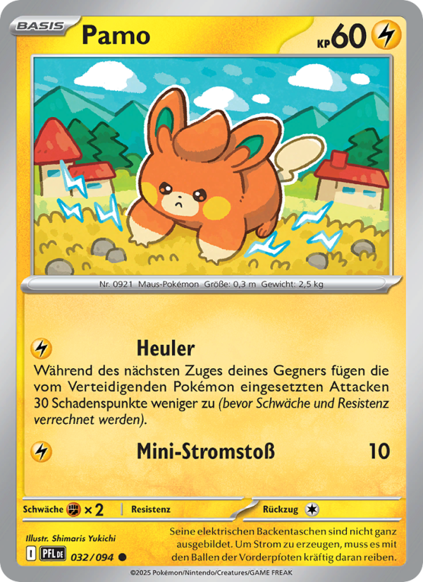 Pamo 032 — Fatale Flammen (German Pokémon TCG card)