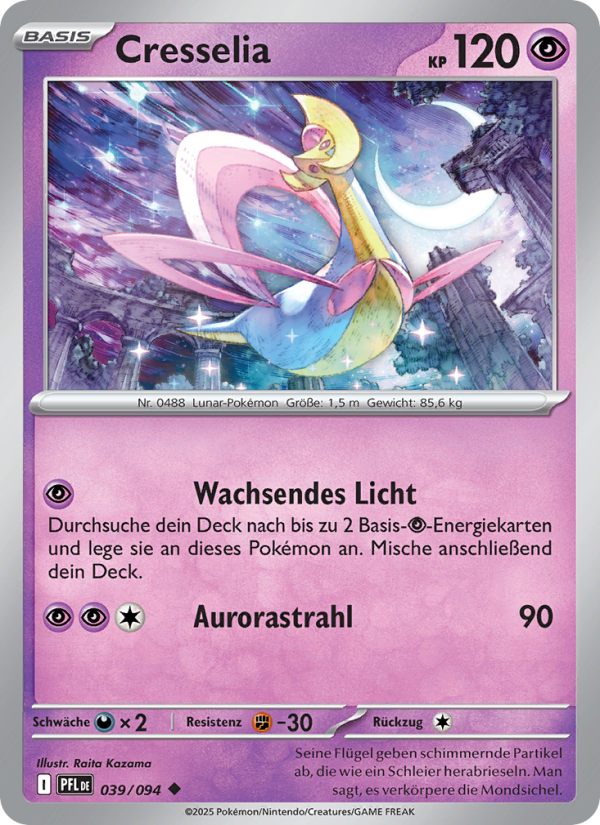Cresselia 039 — Fatale Flammen (German Pokémon TCG card)