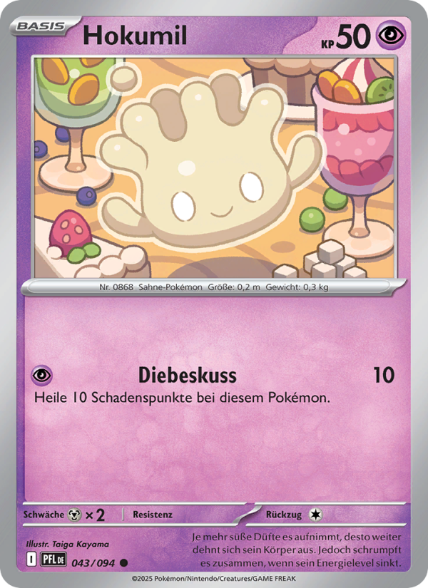 Hokumil 043 — Fatale Flammen (German Pokémon TCG card)