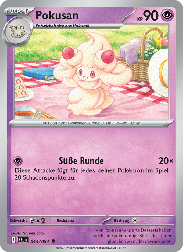 Pokusan 044 — Fatale Flammen (German Pokémon TCG card)