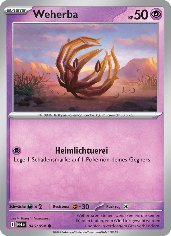 Weherba 046 — Fatale Flammen (German Pokémon TCG card)