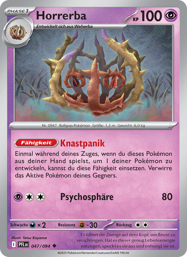 Horrerba 047 — Fatale Flammen (German Pokémon TCG card)